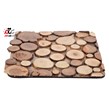 زیر قابلمه چوبی طرح تنه درخت