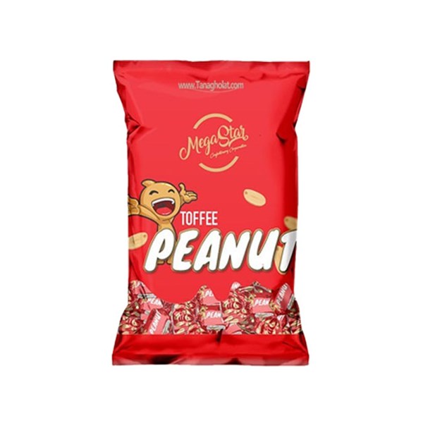 تافی بادام زمینی مگا استار 150 گرمی