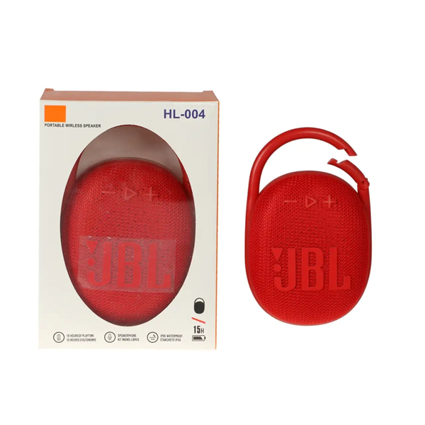 اسپیکر بی سیم JBL مدل HL-004 - قرمز - MMS (گارانتی شش ماهه YA) (High Copy)