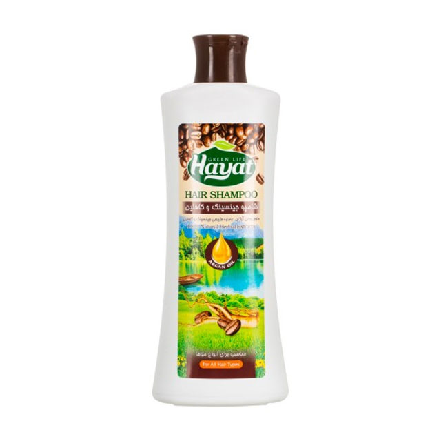 شامپو جینسنگ و کافئین حیات 400 میلی لیتری