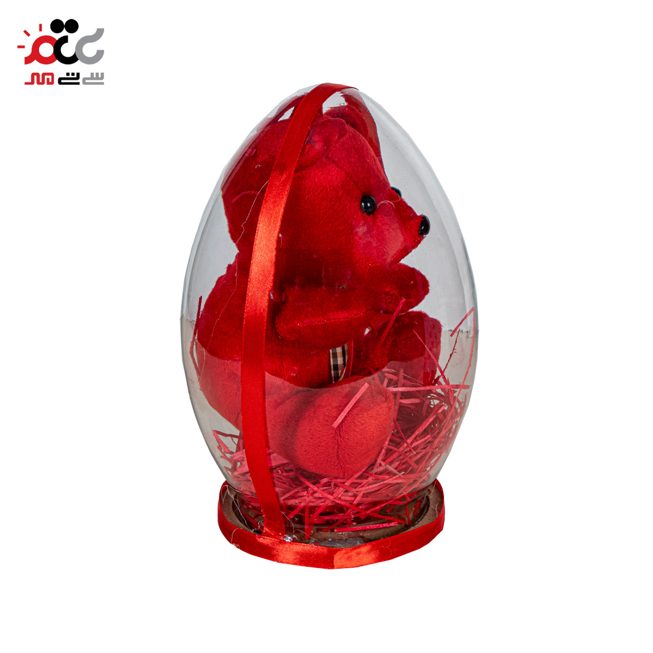 گوی شیشه ای عشق مدل خرس