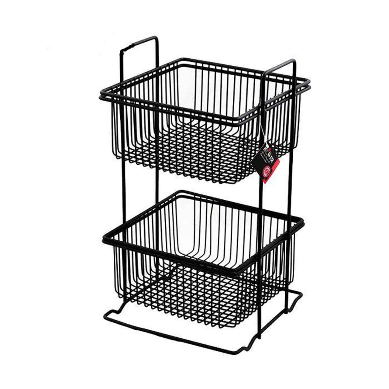 سبد سیب زمینی و پیاز 2 طبقه مربع