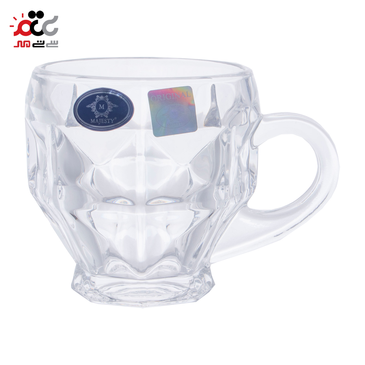 فنجان شیشه ای مدل آکومارین بسته 6 عددی