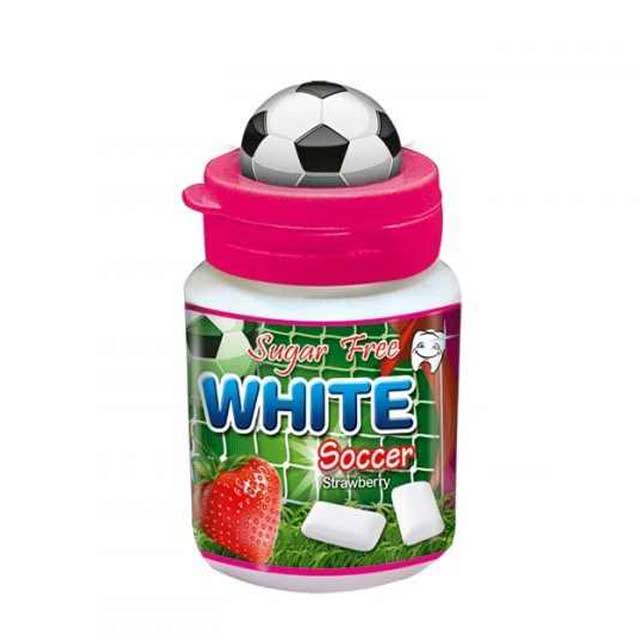 آدامس وایت با طعم توت فرنگی مینو 60 گرمی