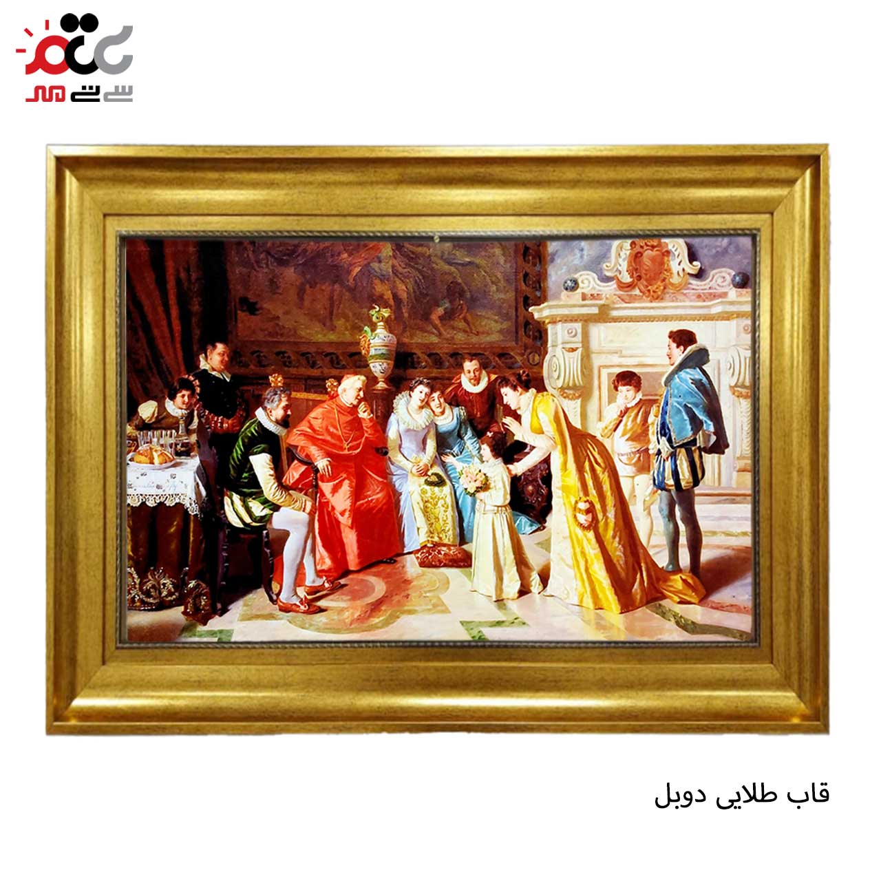 تابلو فرش چاپی طرح پاپ کد 11015 سایز 60×40 سانتی متری