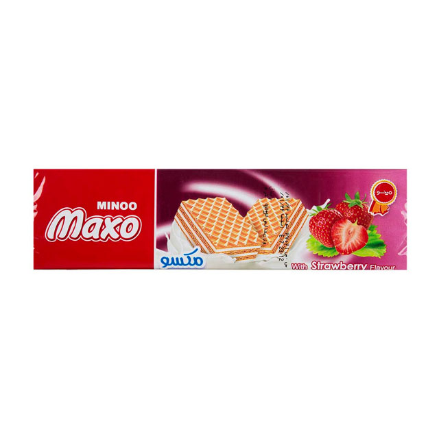ویفر توت فرنگی مکسو مینو 93 گرمی