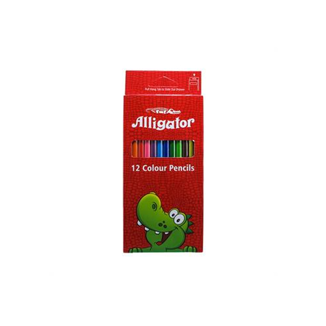 بهترین مداد رنگی جعبه مقوایی سوسمار 12 رنگ