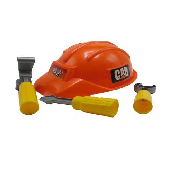 ست اسباب بازی کلاه ایمنی و ابزار زرین تویز