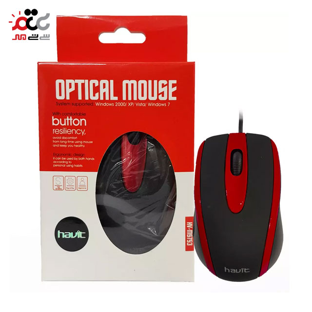 ماوس هویت مدل MS 753 رنگ قرمز