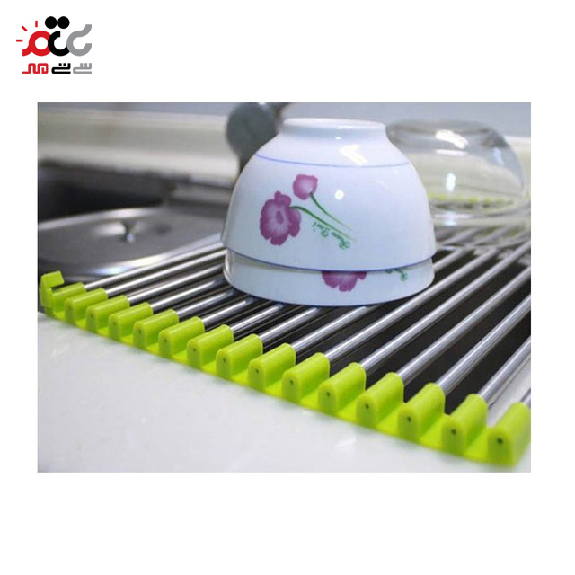 آبگیر فلزی کنار سینک البرز مدل تاشو