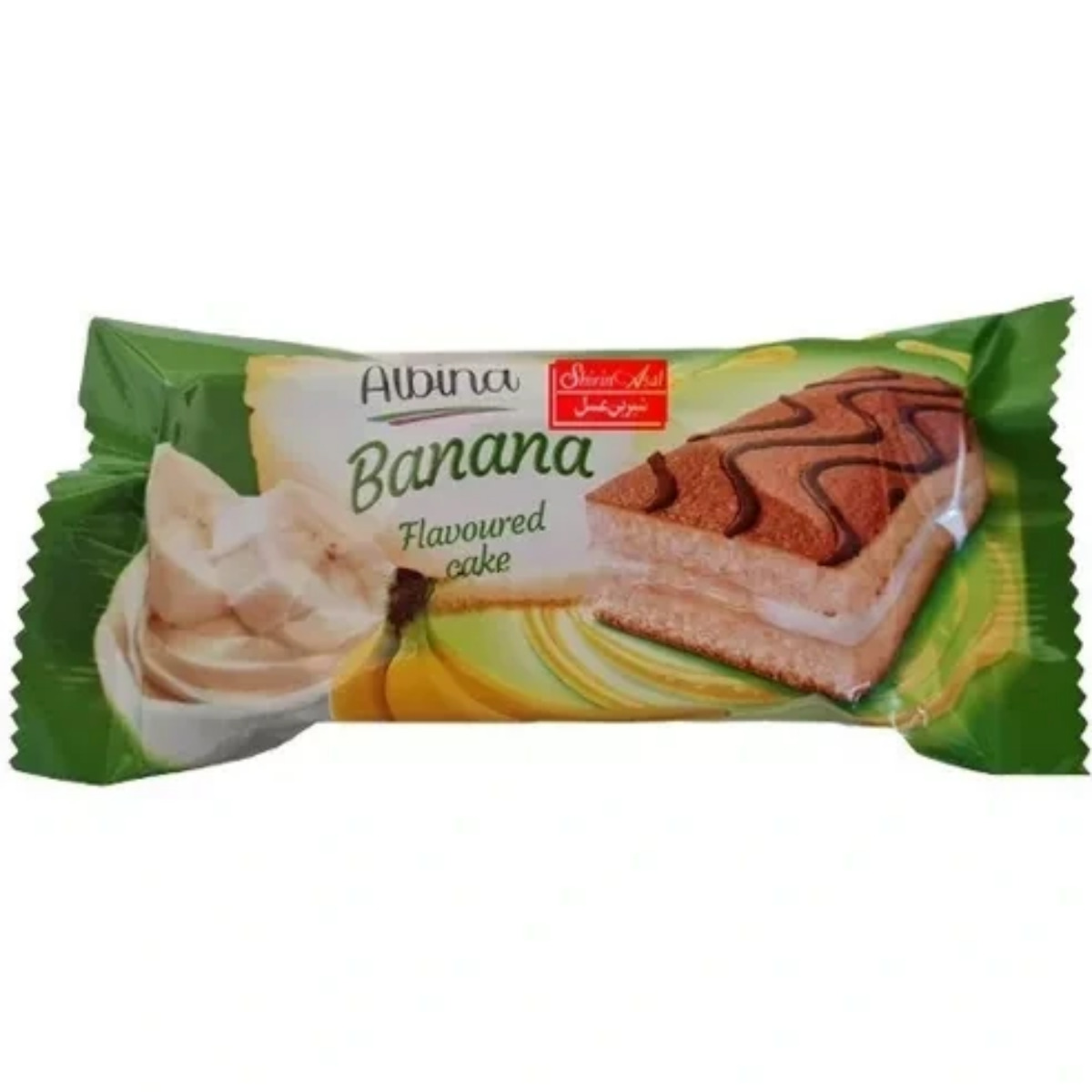 کیک لایه ای موزی آلبینا شیرین عسل 30 گرمی