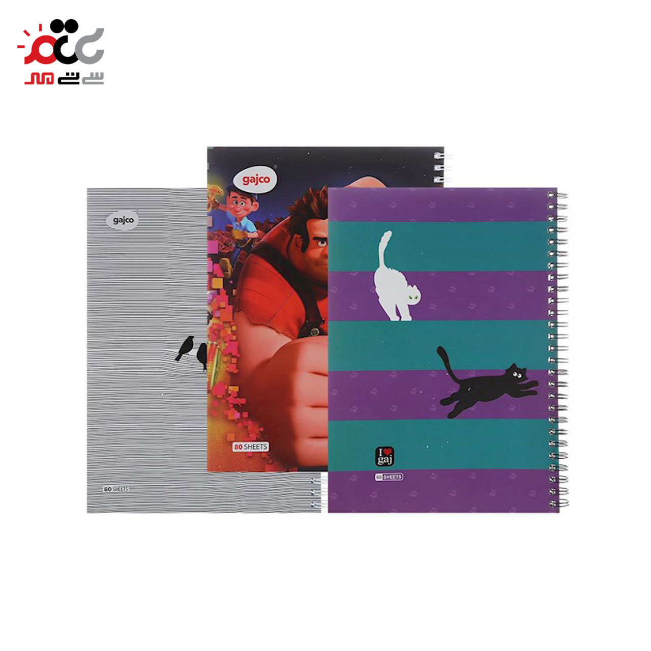 دفتر سیمی گاجکو 60 و 80 برگ