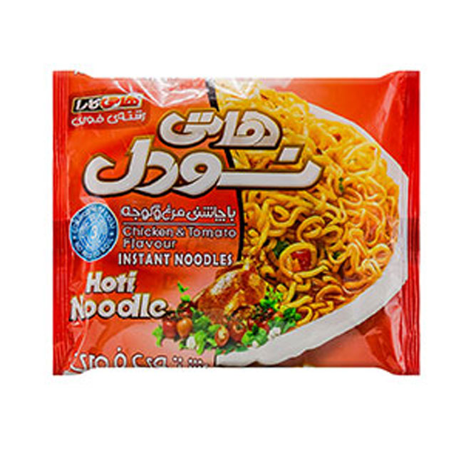 نودل هاتی کارا  با طعم مرغ و گوجه فرنگی 77 گرمی