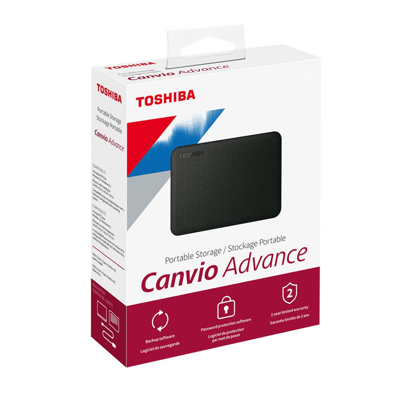 هارد اکسترنال توشیبا مدل Canvio Advance ظرفیت یک ترابایت