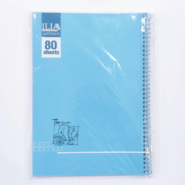 دفتر سیمی ایلیا 80 برگ