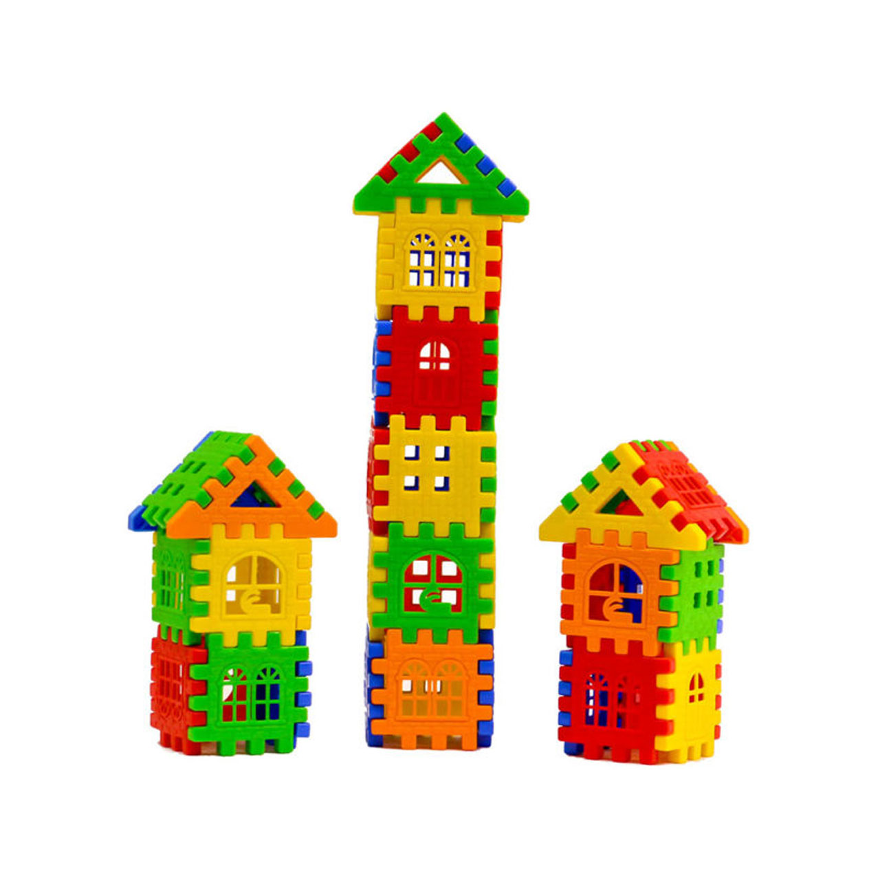 بازی ساختنی رد تویز مدل بلوک های خانه سازی 72 قطعه