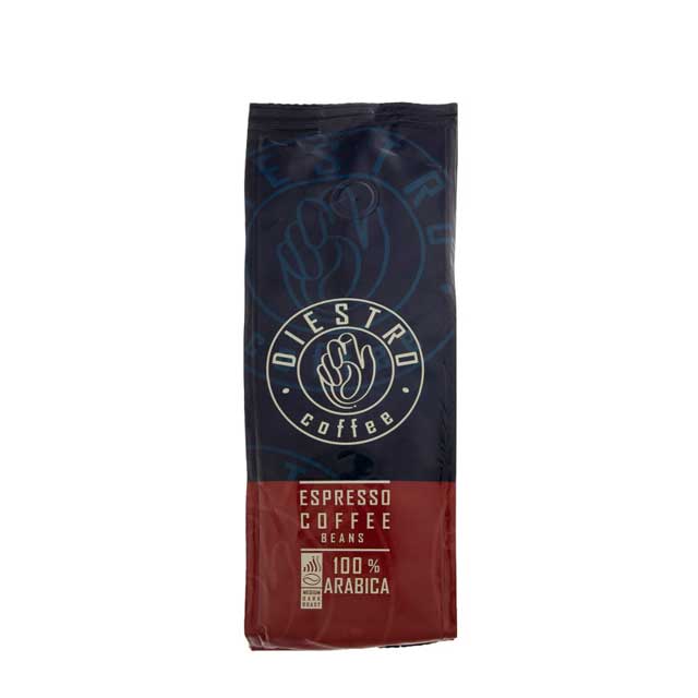 دانه قهوه اسپرسو 100% عربیکا دیسترو 250 گرمی