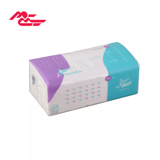بهترین دستمال کاغذی دو لایه مدل اقتصادی اهورا 250 برگی بسته 4 عددی
