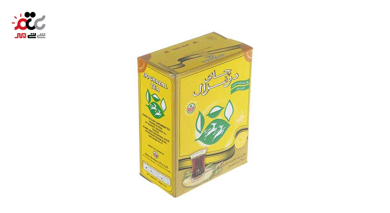 چای سیلان با طعم هل دو غزال 100 گرمی