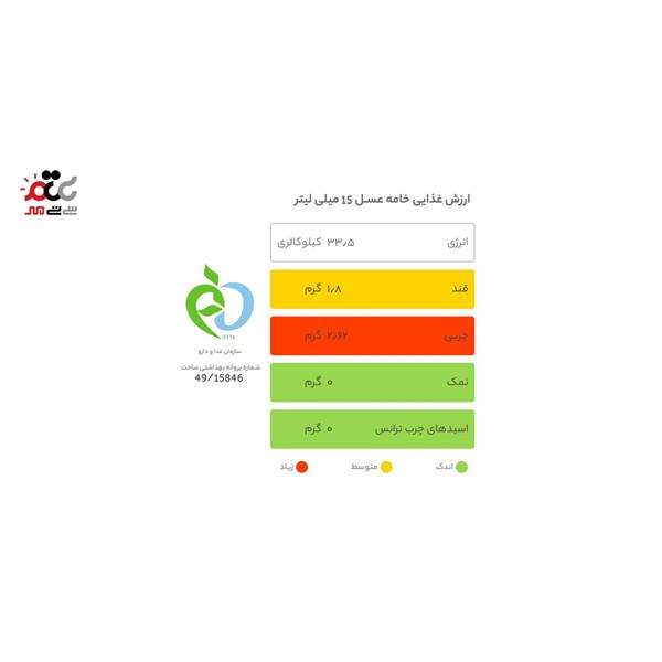 خامه صبحانه عسلی هراز 100 گرمی