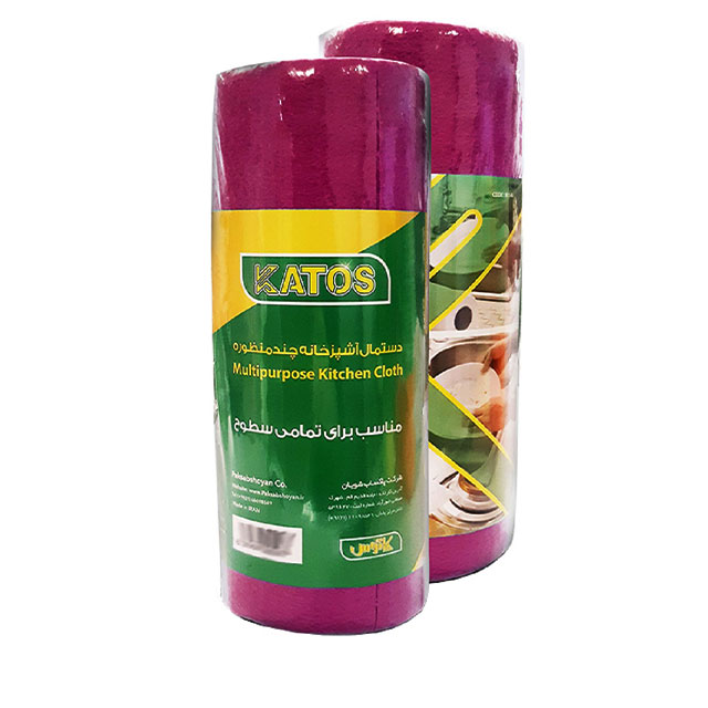 دستمال آشپزخانه چند منظوره رولی کاتوس 10 عددی