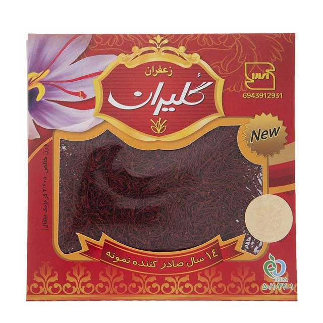 زعفران سرگل گلیران 4.608 گرمی