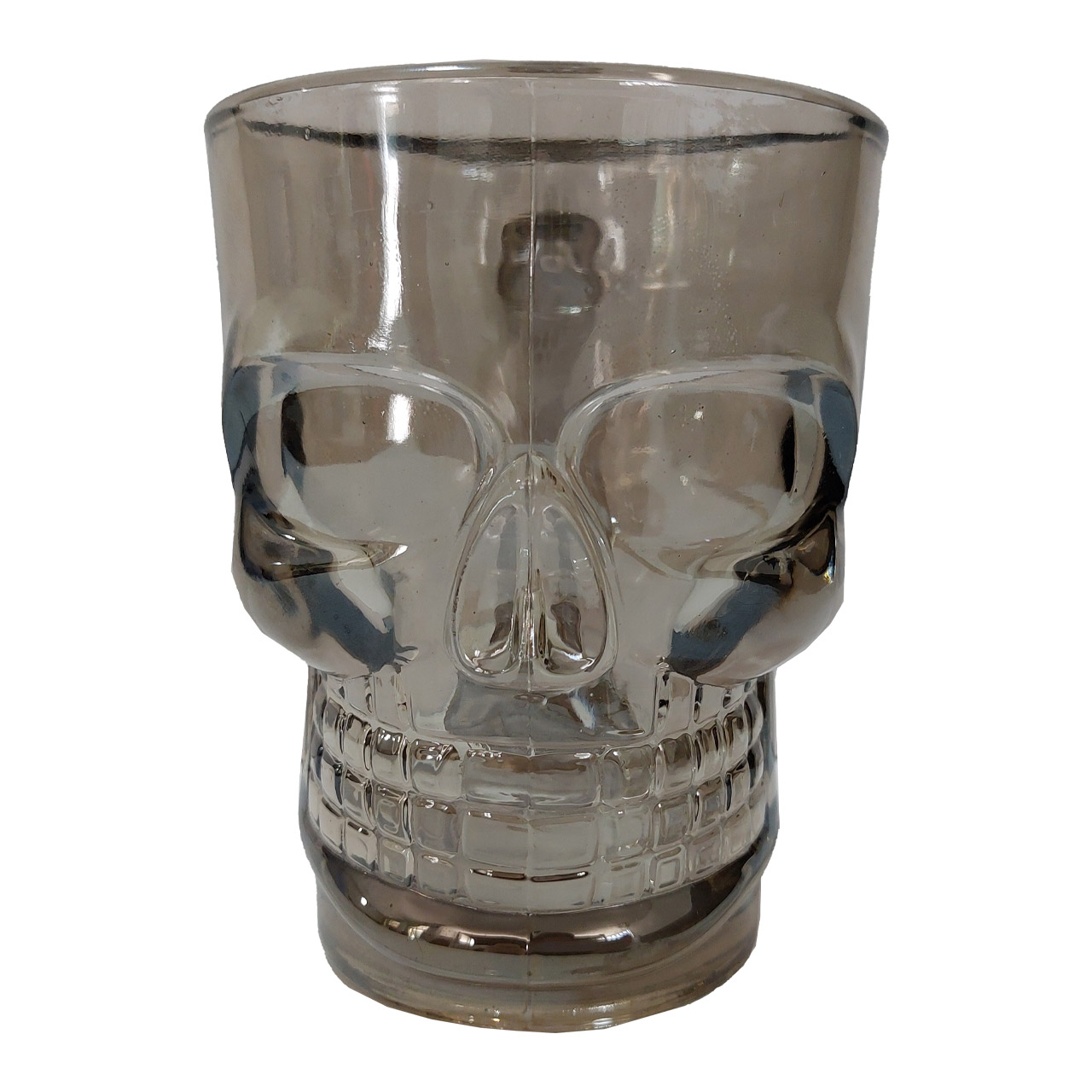 لیوان شیشه ای طرح اسکلت