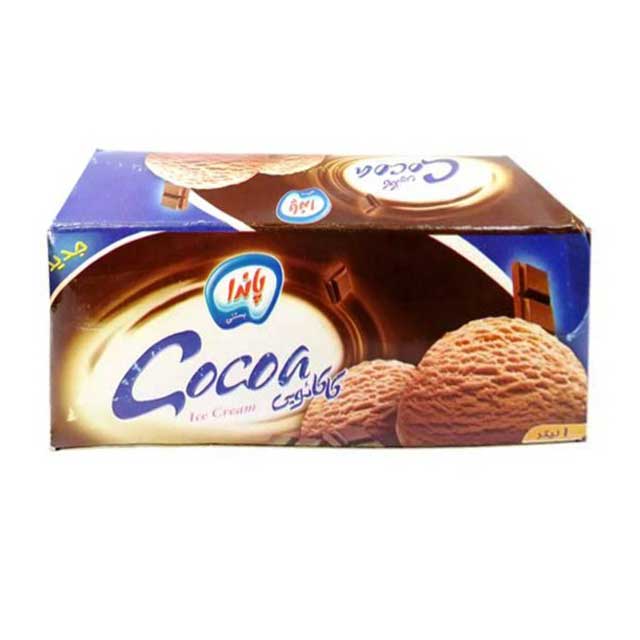 بستنی کاکائویی پاندا 1000 میلی لیتری