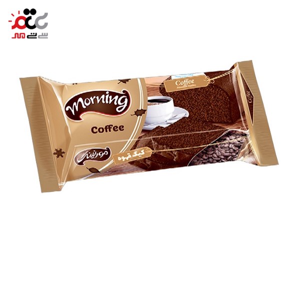 کیک صبحانه با طعم قهوه مورنینگ شیرین عسل 100 گرمی بسته 24 عددی