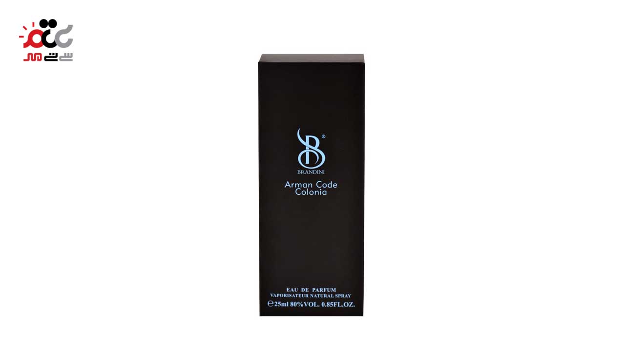 ادکلن مردانه برندینی مدل Arman code colonia حجم 25 میلی لیتری