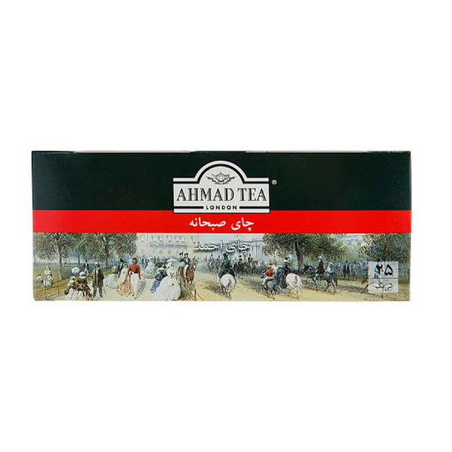 چای کیسه ای صبحانه احمد 25 عددی