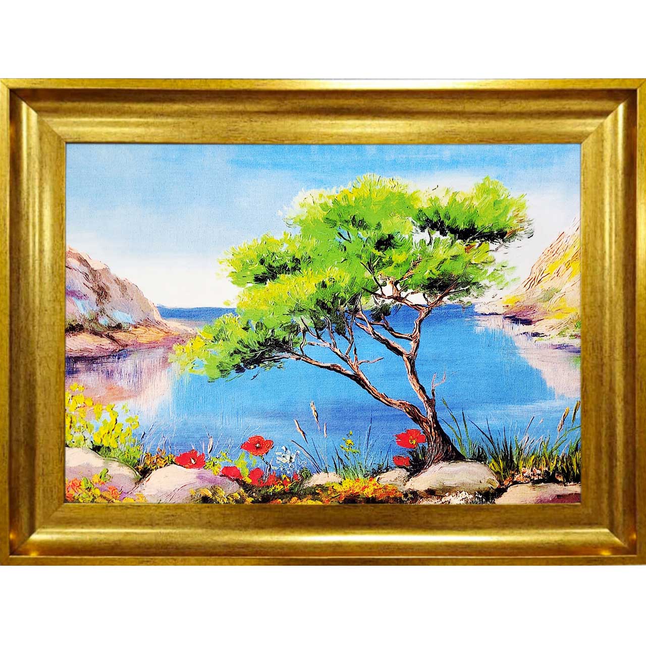 تابلو فرش با زیبا ترین قاب