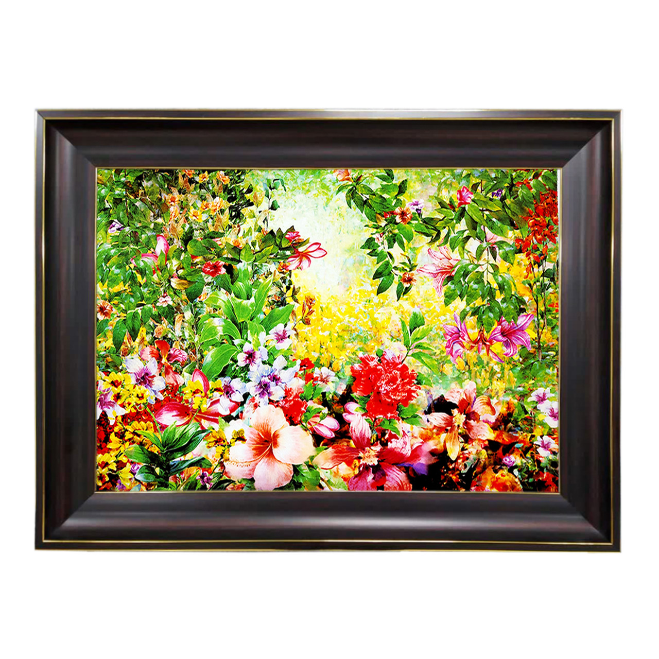 تابلو فرش چاپی طرح گل کد 12029 سایز 60×40 سانتی متری