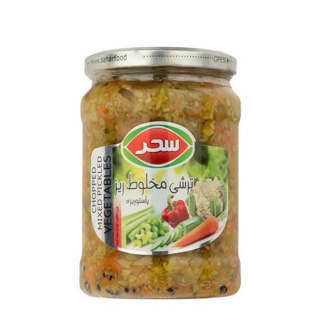 ترشی مخلوط ریز سحر 650 گرمی