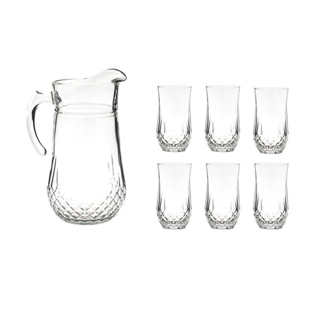 ست پارچ و لیوان 7 پارچه نوری تازه سری اپرا کد 242102W