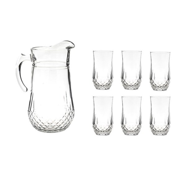 ست پارچ و لیوان 7 پارچه نوری تازه سری اپرا کد 242102W