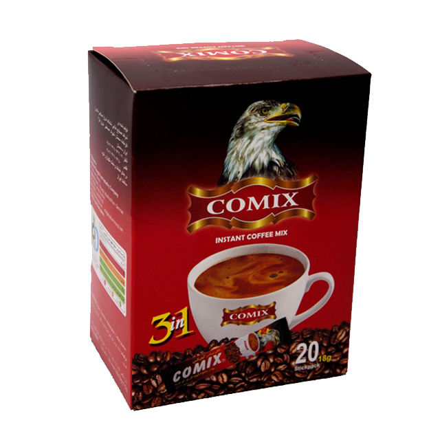 خرید کافی  میکس 3 در 1 کمیکس 18 گرمی 20 عددی	