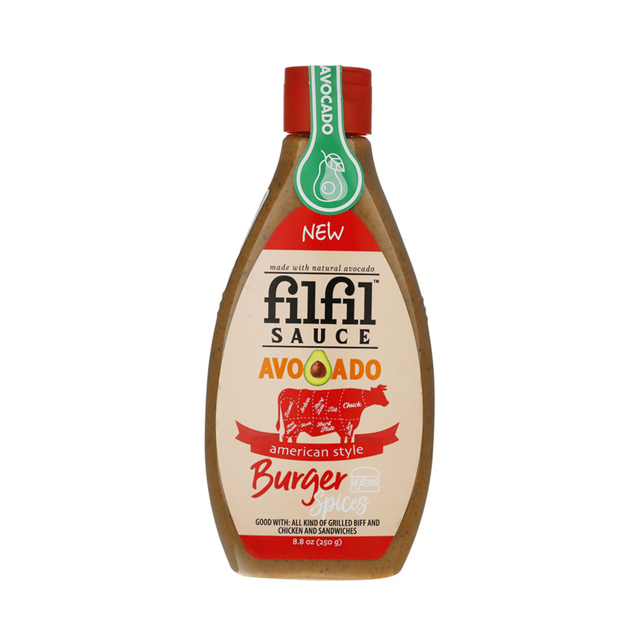 سس برگر اسپایسی فیلفیل 325 گرمی