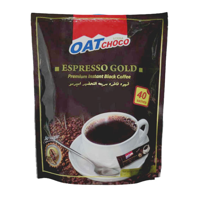 پودر قهوه اسپرسو طلایی اوت چکو بسته 40 عددی