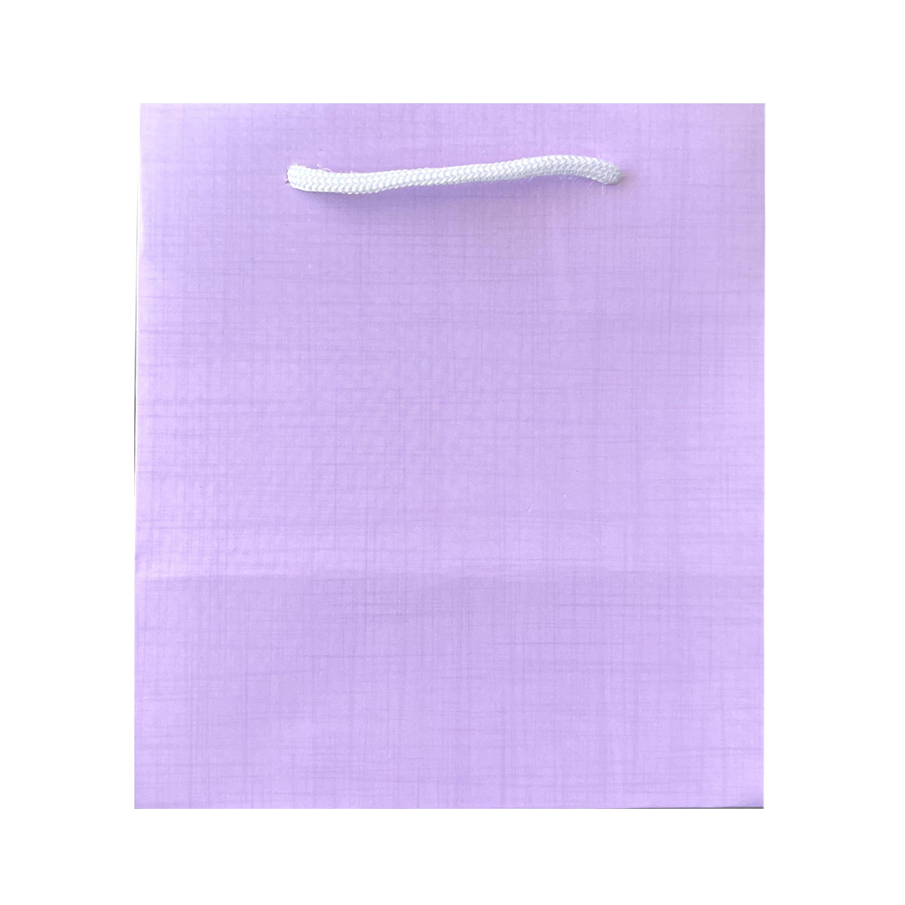 ساک هدیه کرافت یاسی  سایز 13.5×15×10 سانتی متر 
