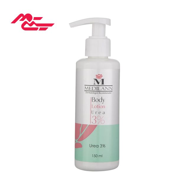 لوسیون بدن مدیلن مدل Urea3% حجم 150 میلی لیتری