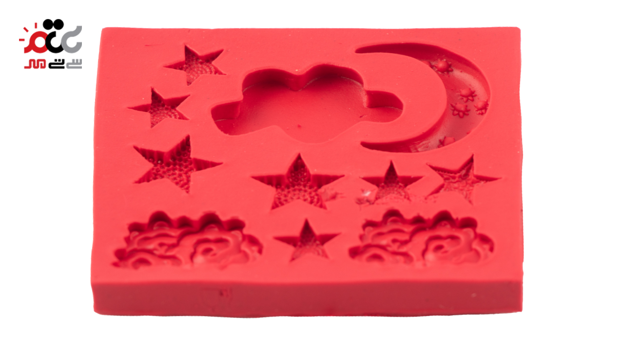 قالب مولد فوندانت سیلیکونی سورناپارت طرح ابر و ماه کد 527