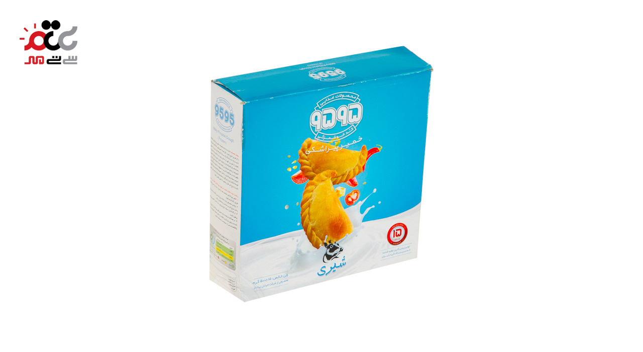خمیر پیراشکی شیری  منجمد 9595 بسته 500 گرمی