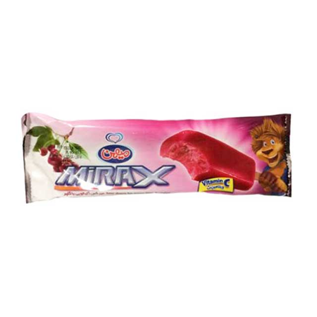 بستنی یخی میرکس آلبالویی با گلپر میهن 70 گرمی