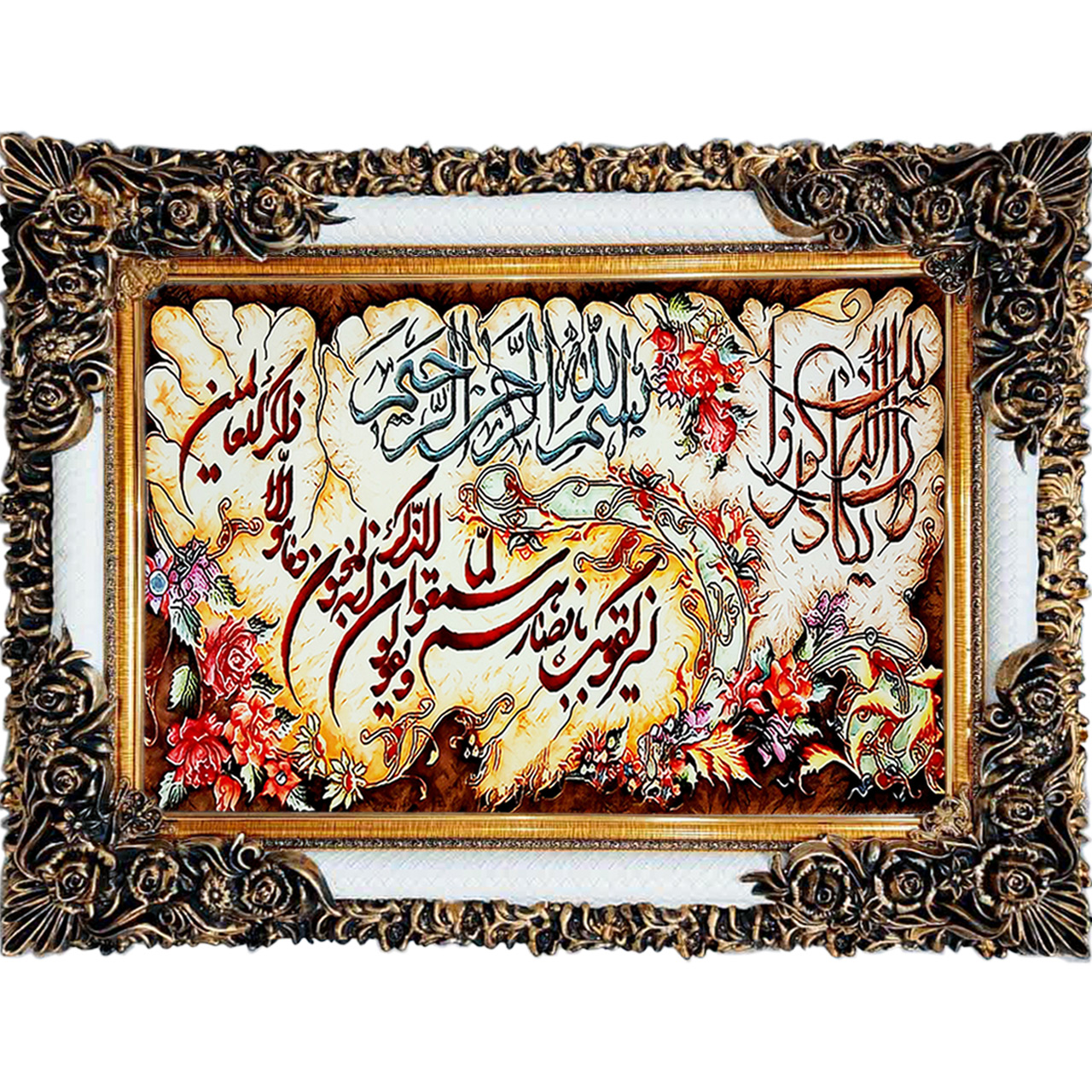 تابلو فرش چاپی طرح وان یکاد کد 15024 سایز 70×100 سانتی متری