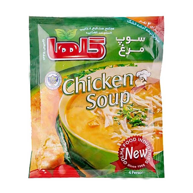 سوپ نیمه آماده مرغ گلها 70 گرمی