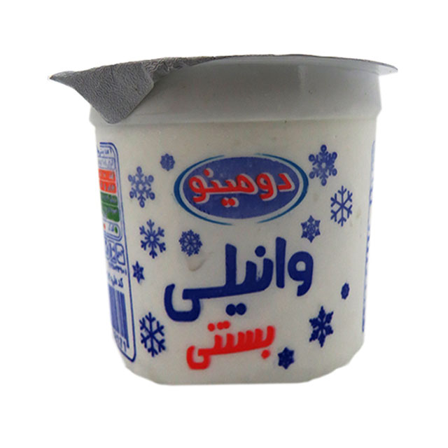 بستنی لیوانی وانیلی دومینو 50 گرمی