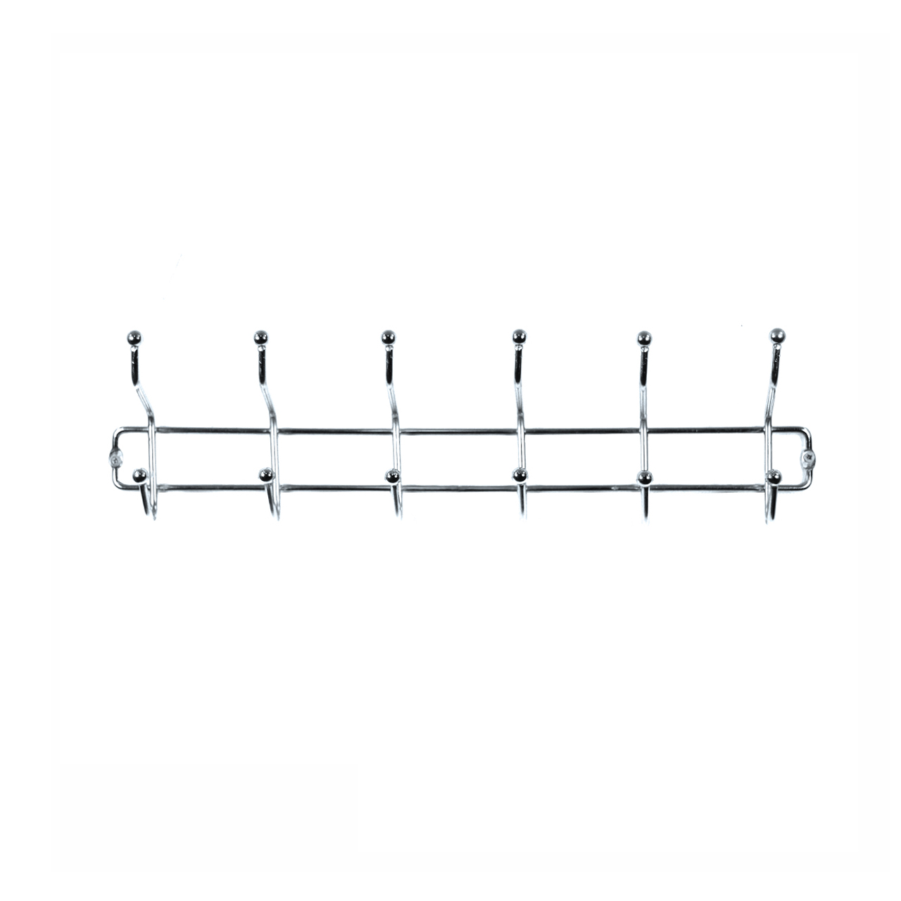 رخت آویز دیوارکوب 6 شاخه مهبد مدل سر ساچمه ای