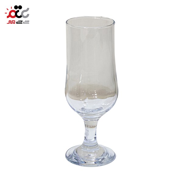 لیوان شیشه ای مدل ویکتوریا طرح پایه دار 6 عددی
