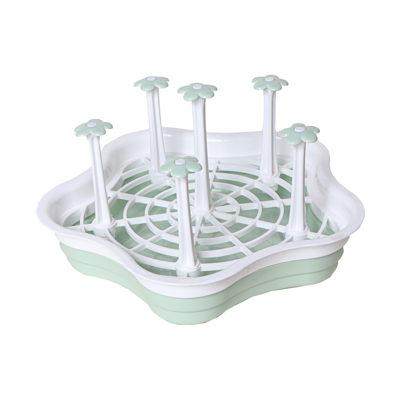 جا لیوانی پلاستیکی ابتکار مدل فلاور